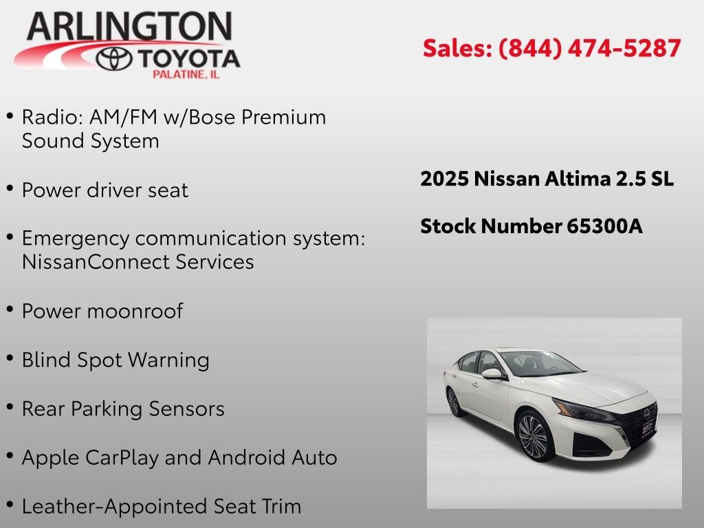 2025 Nissan Altima — side profile view