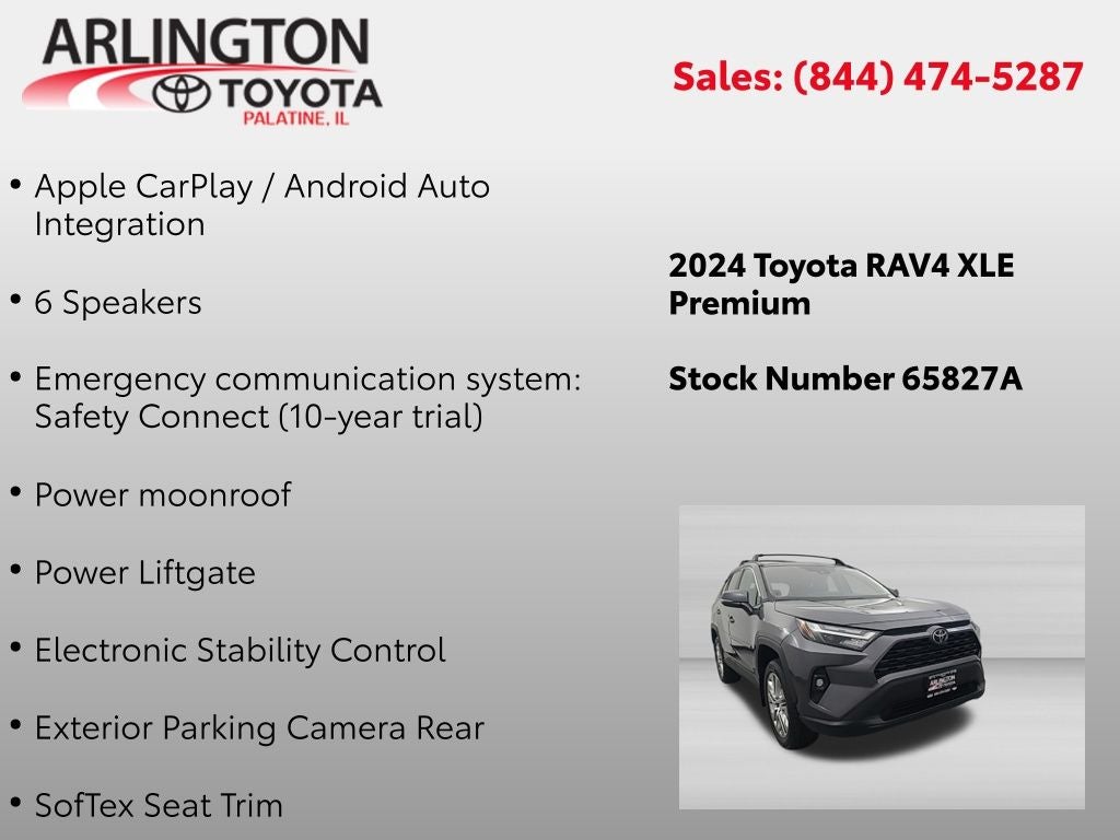 2024 Toyota RAV4 — interior view