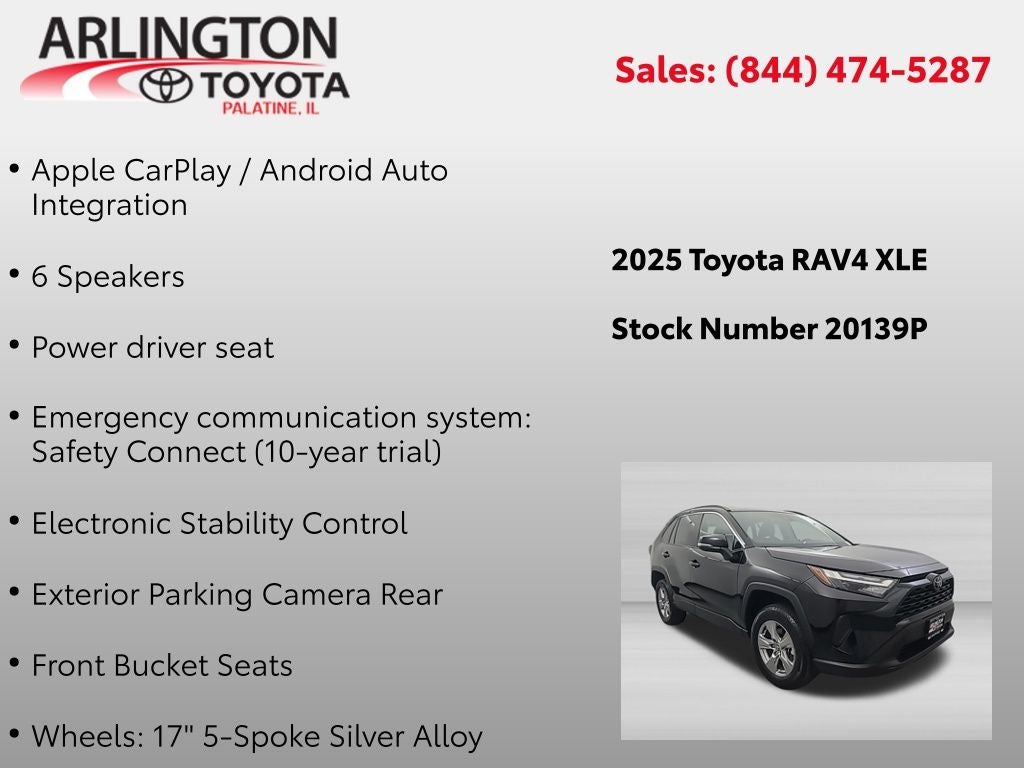 2025 Toyota RAV4 — interior view