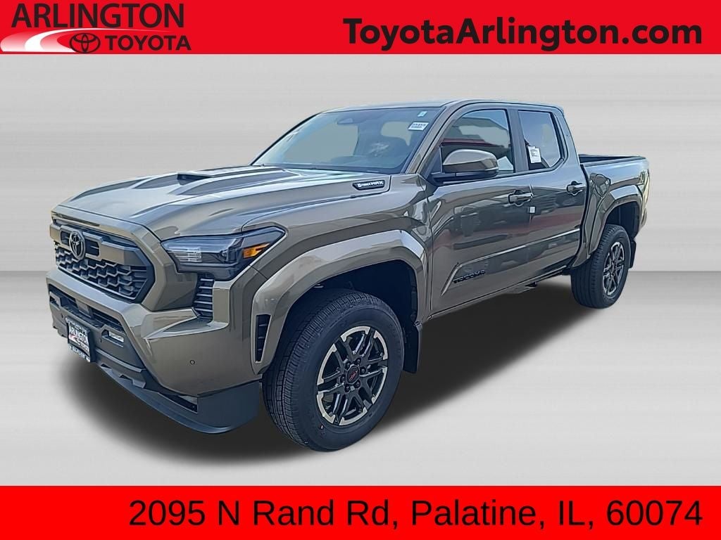 2026 Toyota Tacoma i-FORCE MAX TRD Sport i-FORCE MAX in Bronze Oxide — front three-quarter view