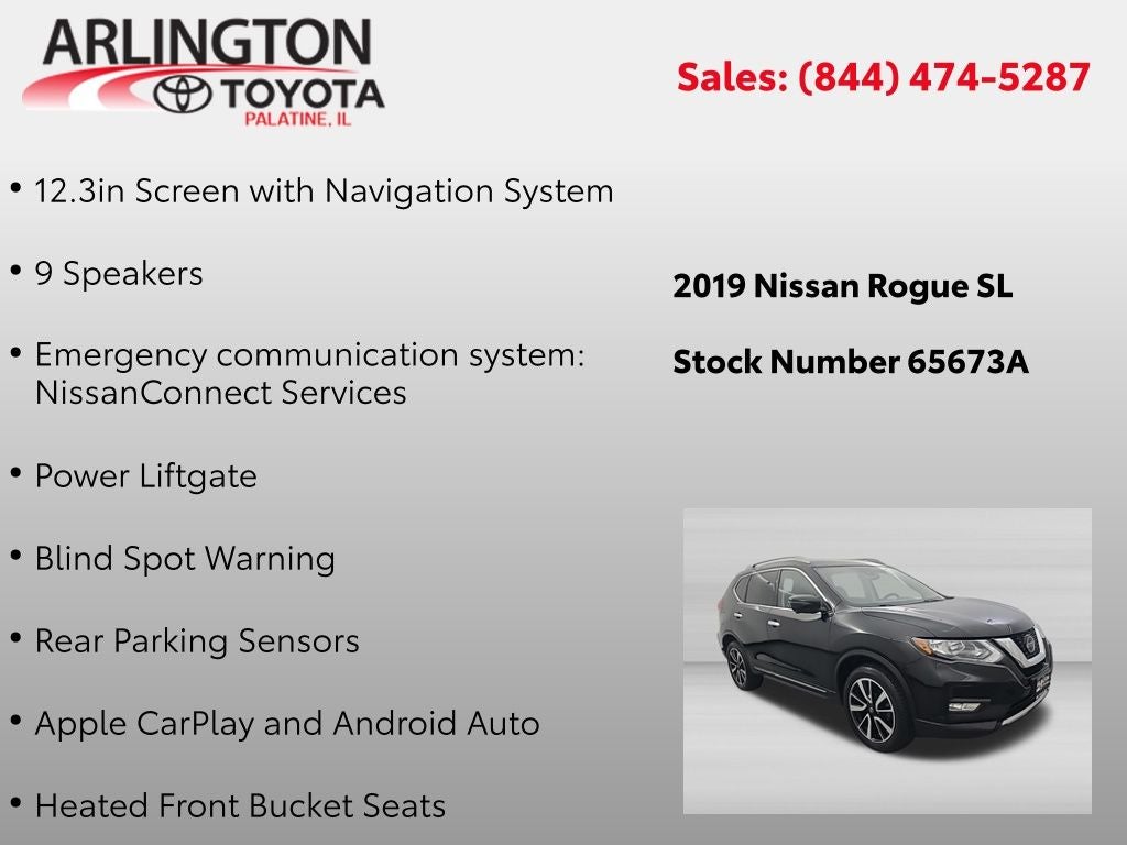 2019 Nissan Rogue — side profile view