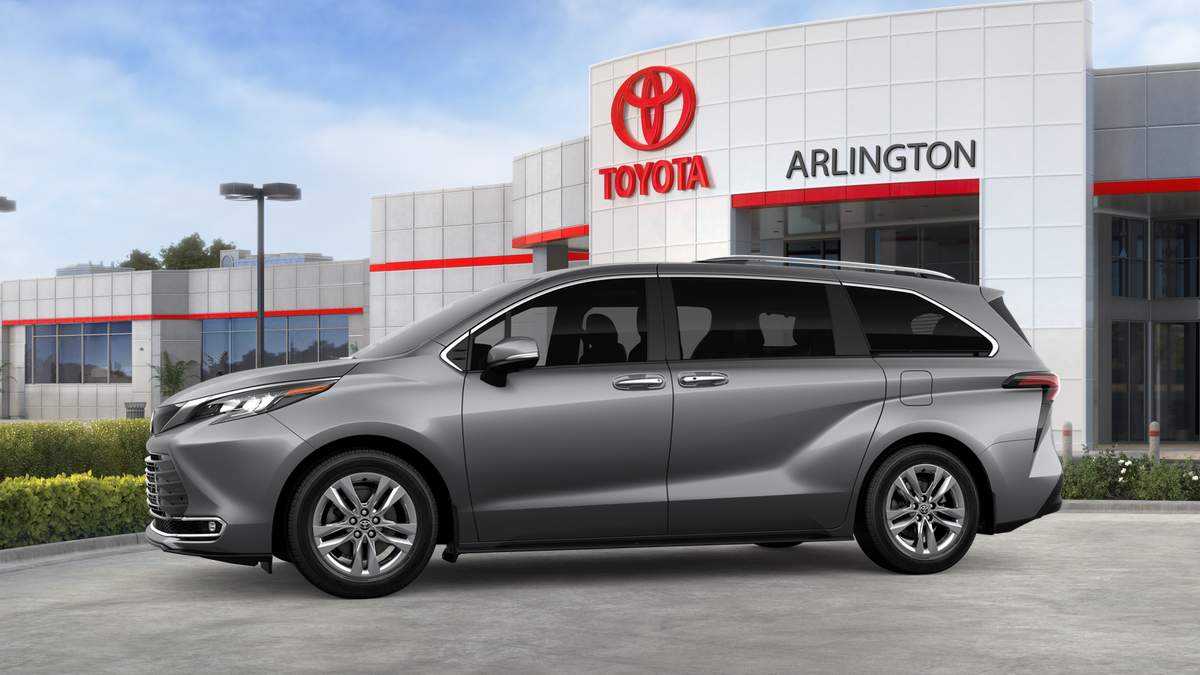 2026 Toyota Sienna — rear three-quarter view