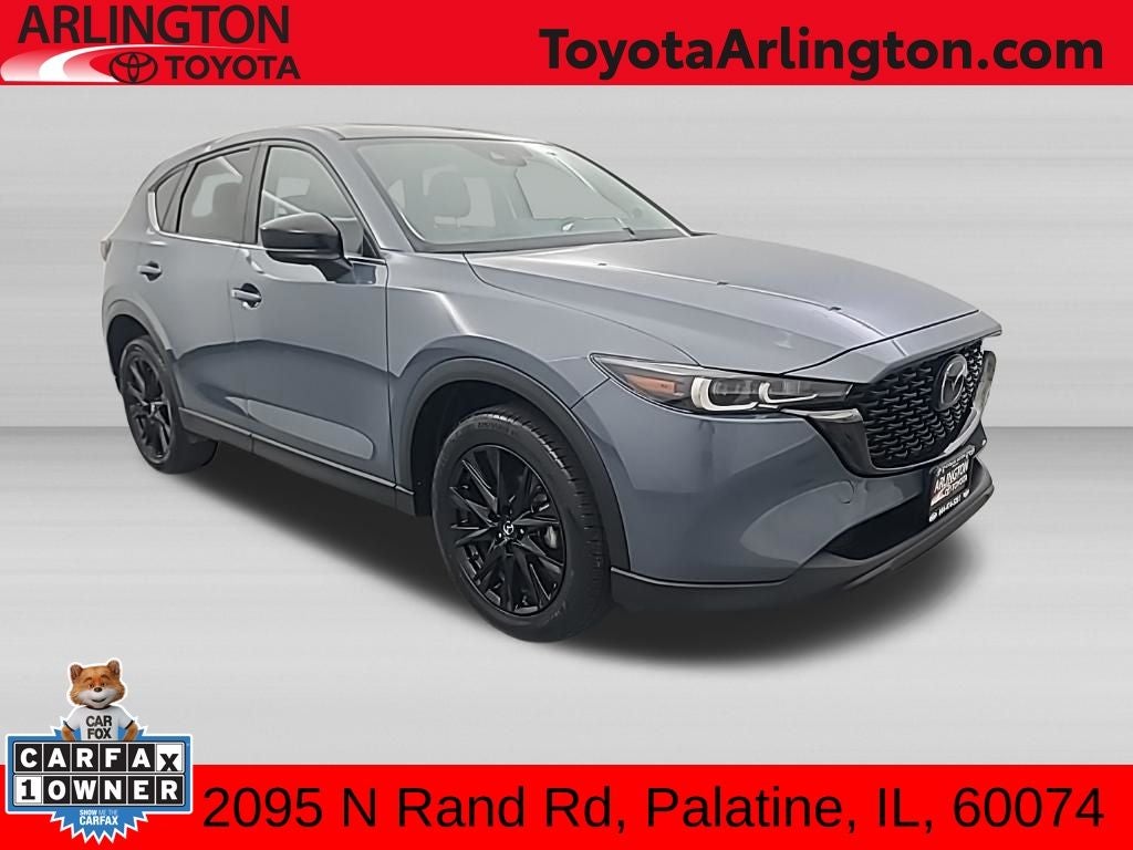 2024 Mazda Mazda CX-5 2.5 S Carbon Edition in Polymetal Gray Metallic — front three-quarter view