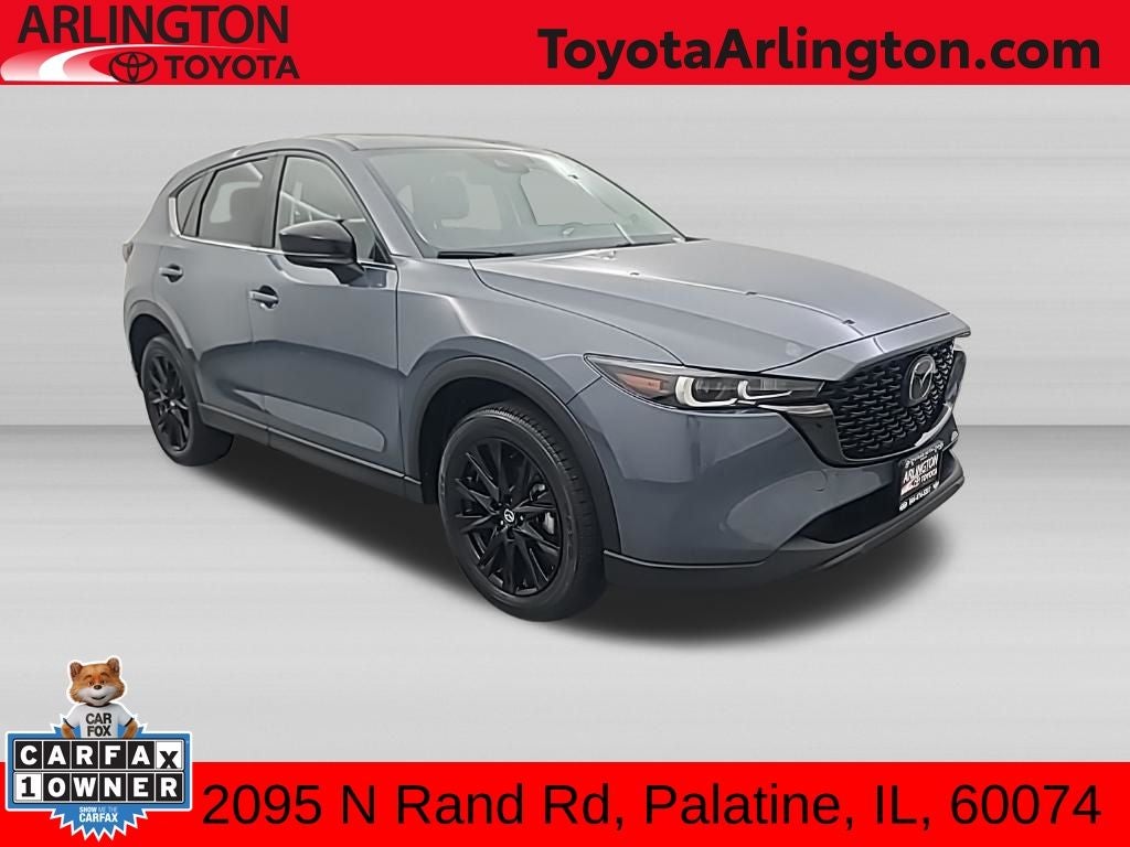 2024 Mazda Mazda CX-5 2.5 S Carbon Edition in Polymetal Gray Metallic — front three-quarter view