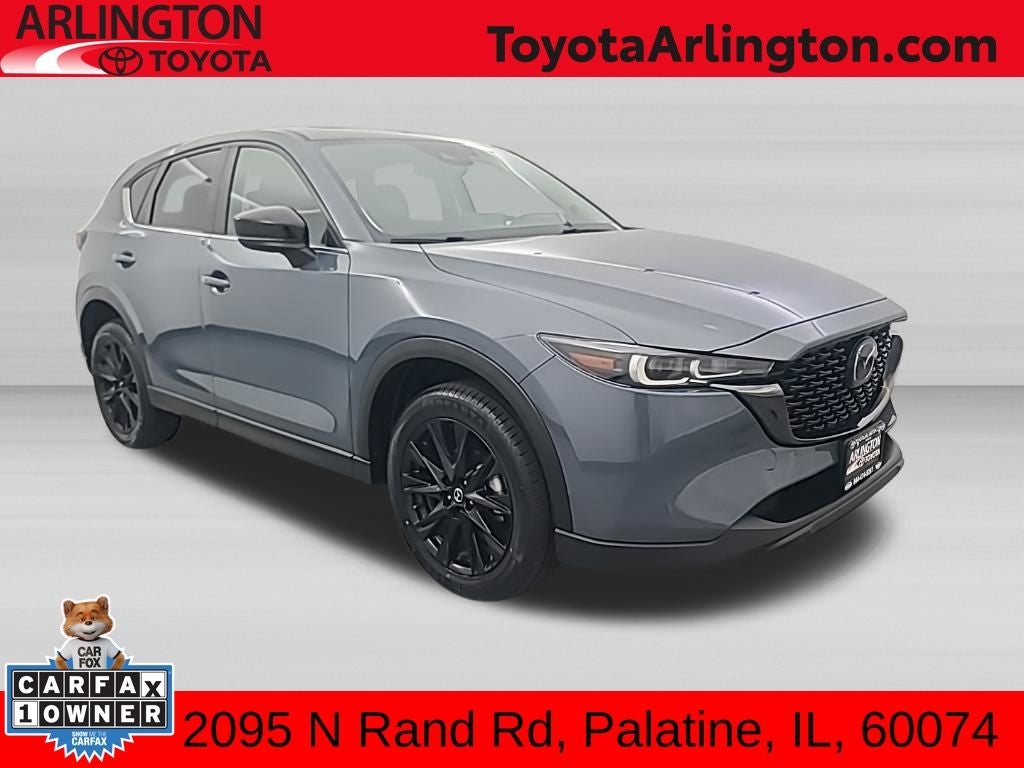 2025 Mazda Mazda CX-5 2.5 S Carbon Edition in Polymetal Gray Metallic — front three-quarter view