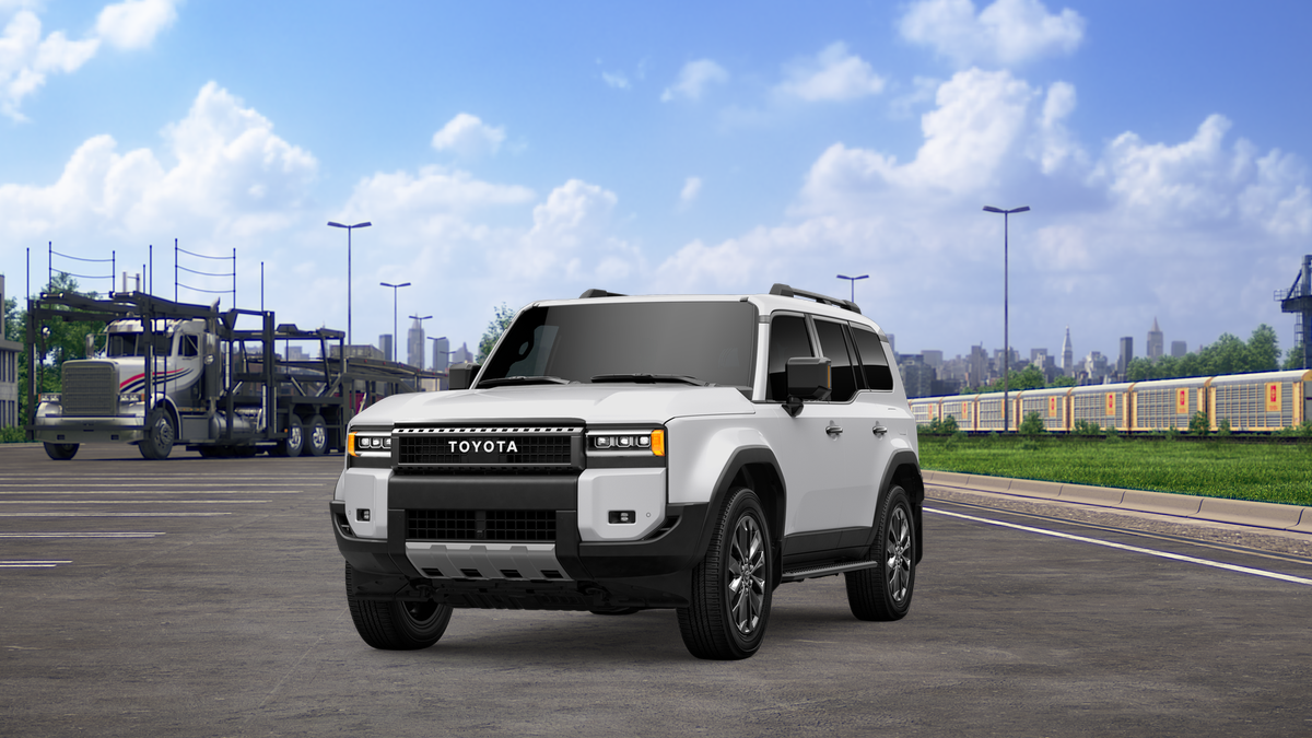 2027 Toyota Land Cruiser Land Cruiser in Ice Cap — front three-quarter view