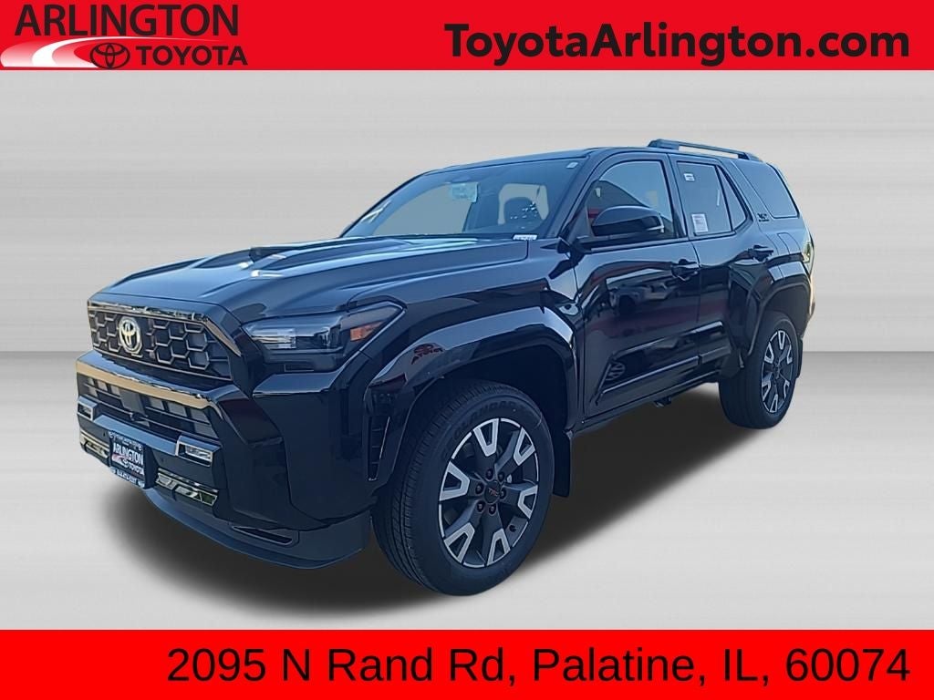 2026 Toyota 4Runner TRD Sport in Black — front three-quarter view