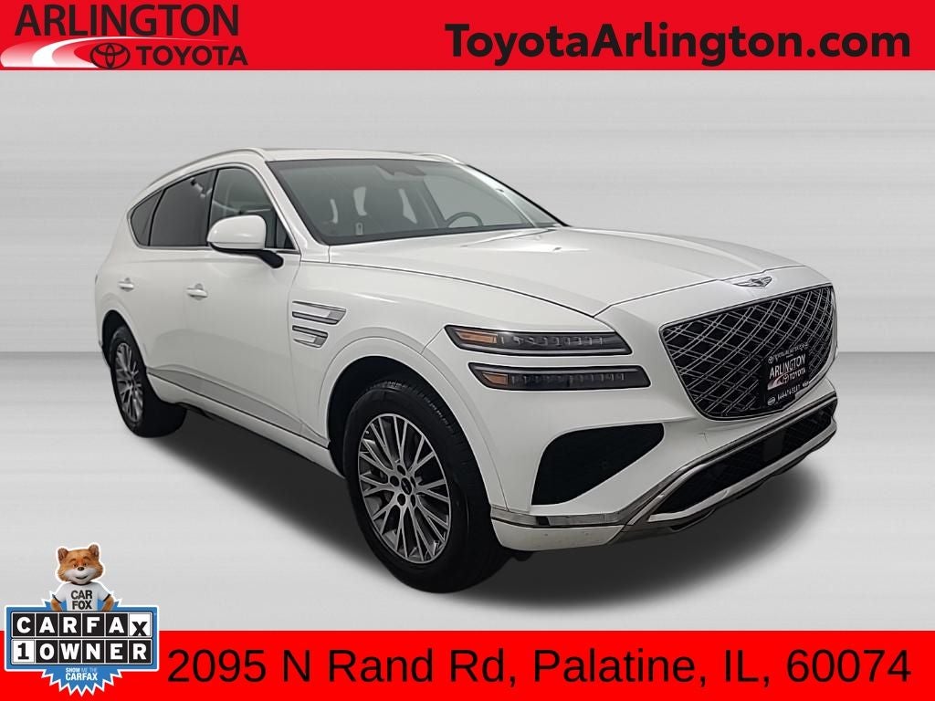 2026 Genesis GV80 2.5T in Alta White — front three-quarter view