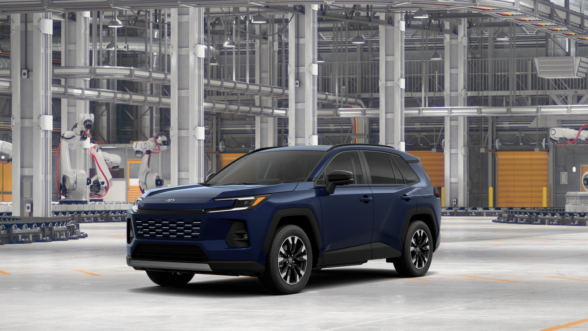 2026 Toyota RAV4 Limited in Blueprint — front three-quarter view