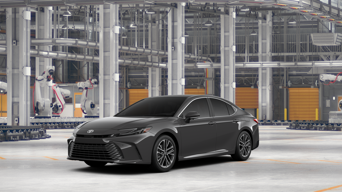 2026 Toyota Camry XLE in Underground — front three-quarter view