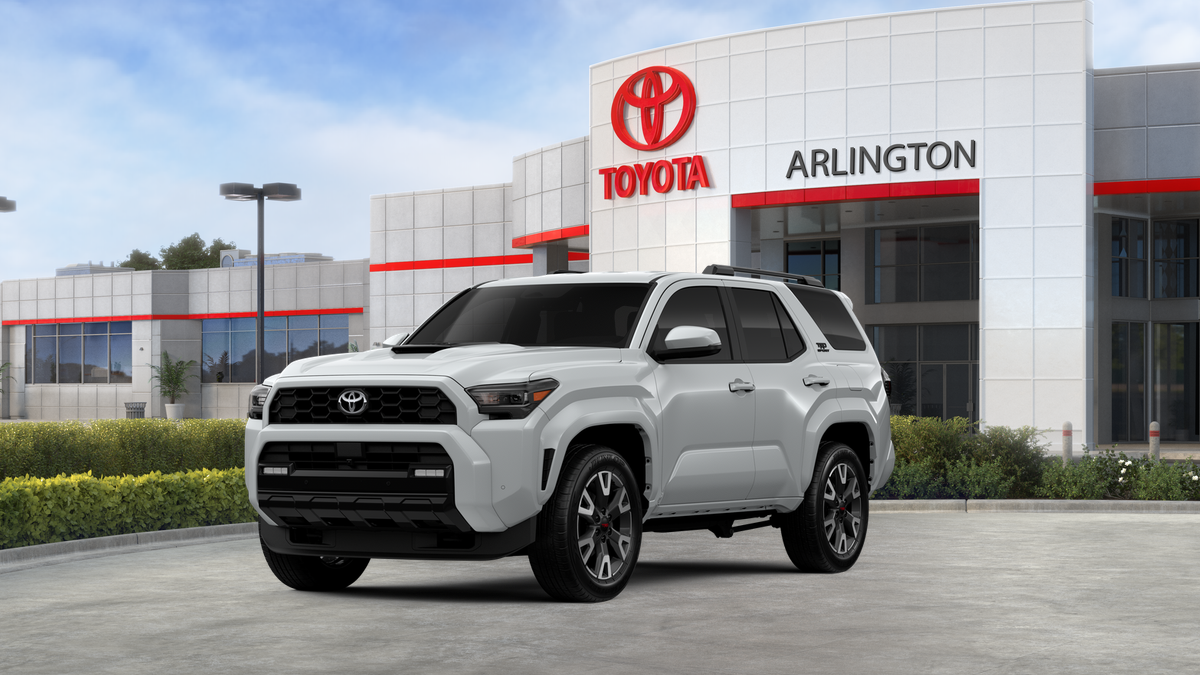 2026 Toyota 4Runner TRD Sport in Wind Chill Pearl — front three-quarter view